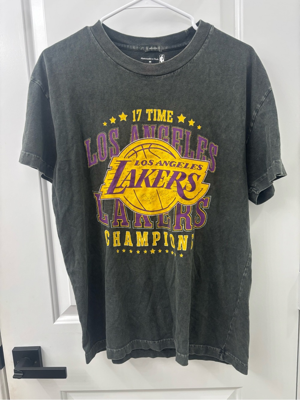 Abercrombie & fitch relaxed short sleeve tshirt Los Angeles lakers